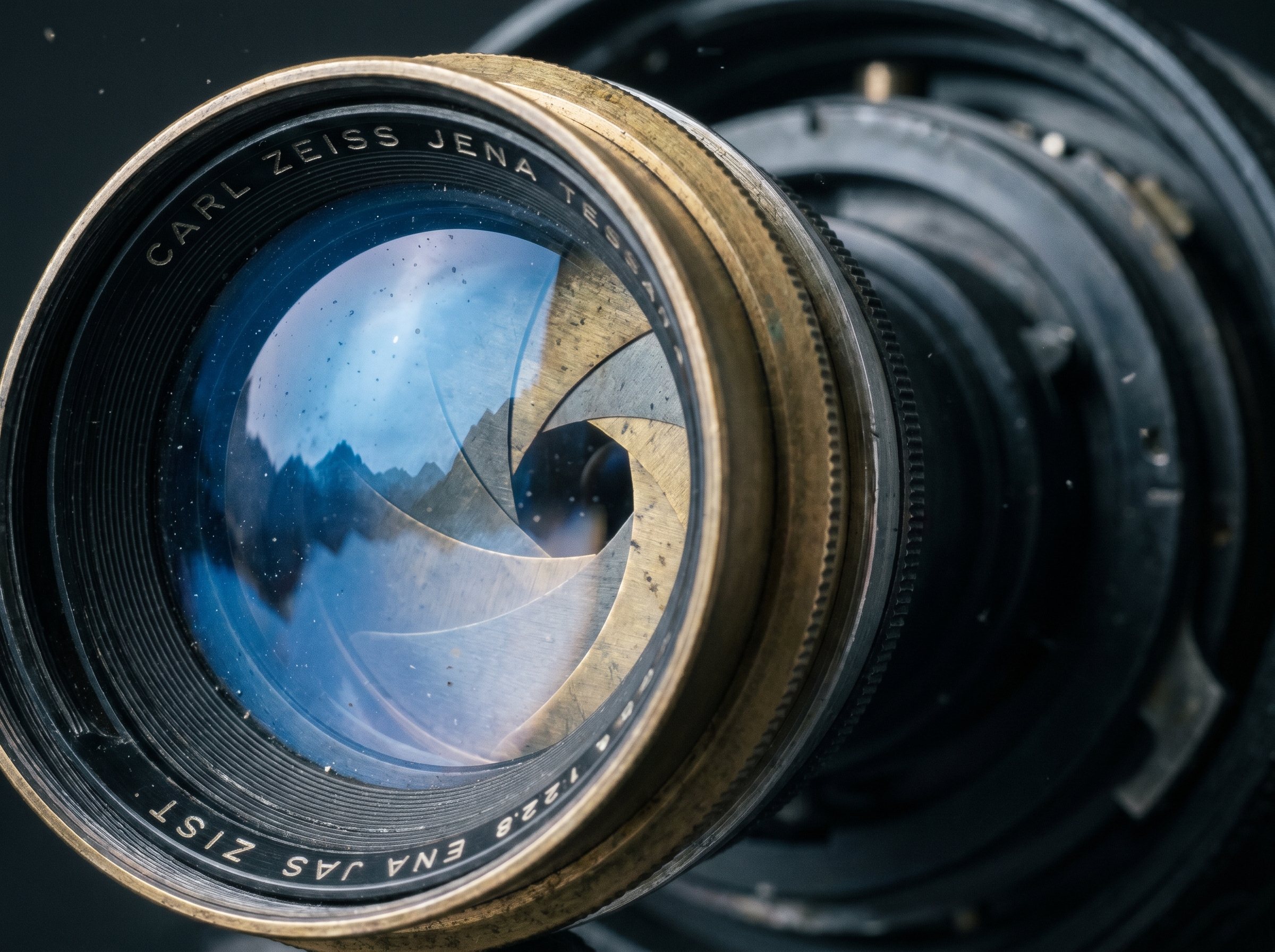 Camera close-up at the end of a shoot